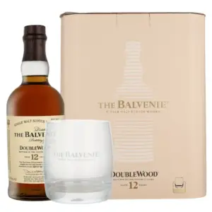 Balvenie 12 YO Double Wood + Tumbler Glass 0,7L