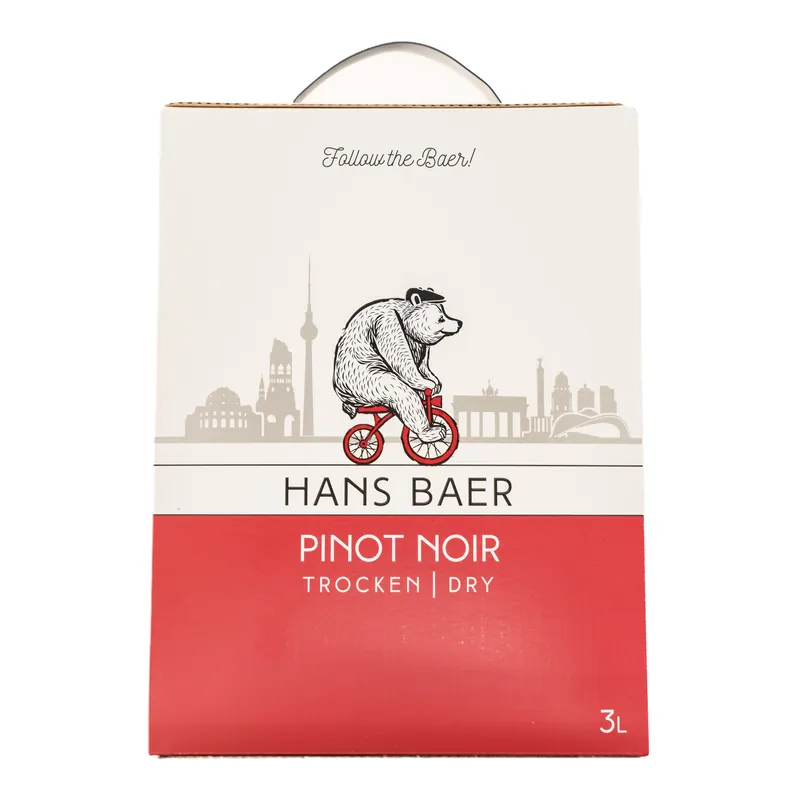 Red wine Pinot Noir Hans Baer BiB 3L