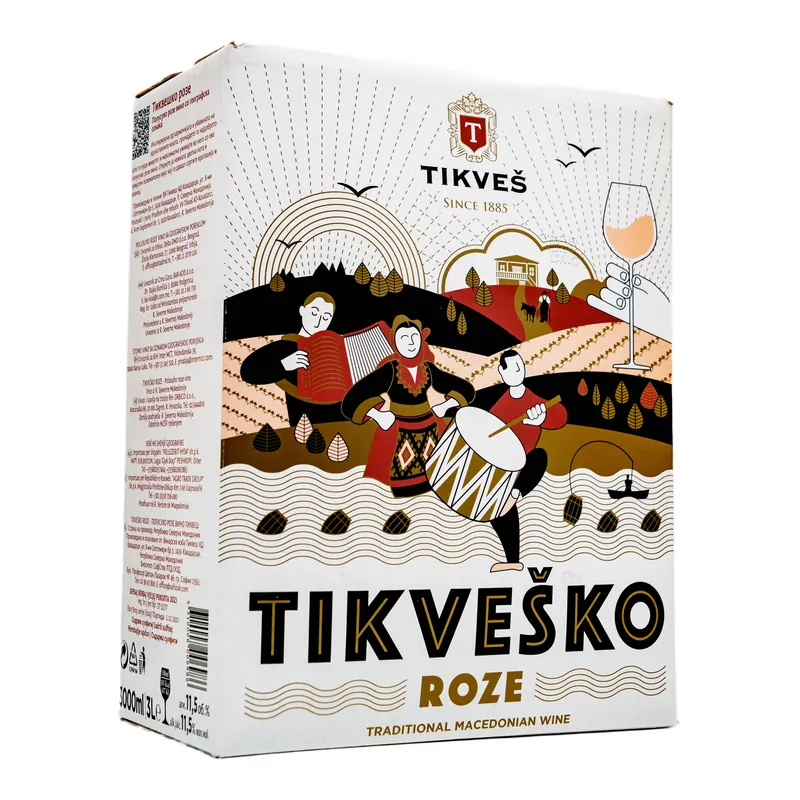 Tikves Rose BiB 3L