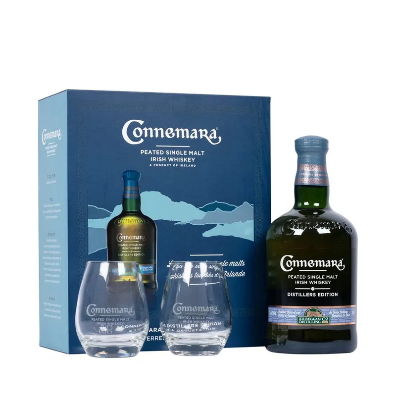 Connemara Distillers Edition + 2 Glasses 0,7L