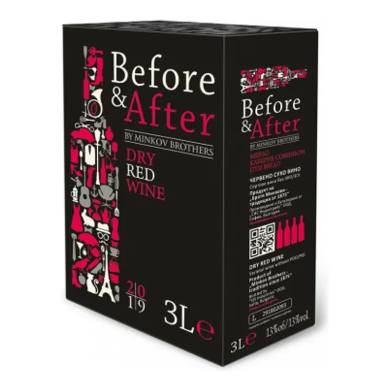 Before & After Cabernet Franc Merlot Pinot Noir BiB 3L